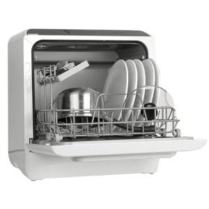 Compact Portable Dishwasher with 5 Wash Modes