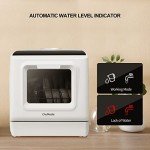 Compact Portable Dishwasher with 5 Wash Modes