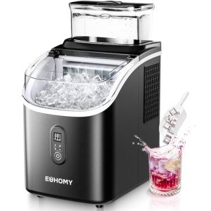 EUHOMY Countertop Ice Cube Maker Machine