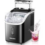 EUHOMY Countertop Ice Cube Maker Machine