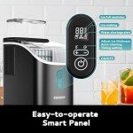 EUHOMY Countertop Ice Cube Maker Machine