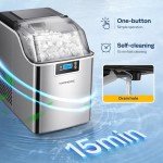 VIVOHOME Portable Nugget Ice Maker Machine