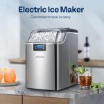 VIVOHOME Portable Nugget Ice Maker Machine