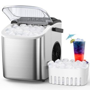 Electactic Stainless Steel Portable Ice Maker Machine