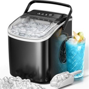 Kismile Portable Self-Cleaning Ice Maker Machine