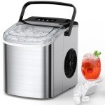 Joy Pebble Countertop Ice Maker Machine, 26Lbs/24H