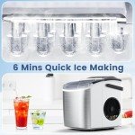 Electactic Stainless Steel Portable Ice Maker Machine