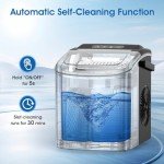 Joy Pebble Countertop Ice Maker Machine, 26Lbs/24H