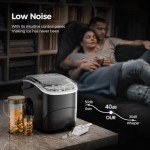 Portable Countertop Ice Maker, 26 lbs Daily Output