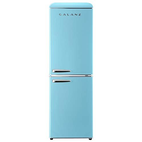 Galanz Retro Bottom Mount Freezer Refrigerator, 7.4 Cu Ft