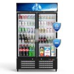 Mojgar 28 Cu Ft Commercial Glass Door Refrigerator