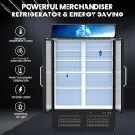 Mojgar 28 Cu Ft Commercial Glass Door Refrigerator