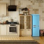 Galanz Retro Bottom Mount Freezer Refrigerator, 7.4 Cu Ft