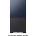 SAMSUNG 4-Door Flex Refrigerator Navy Steel Panel