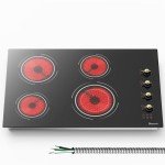 Disaenvir 30" 4 Burner Electric Cooktop