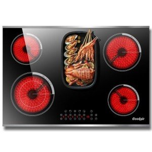 Cooksir 30-Inch 5-Burner Electric Cooktop