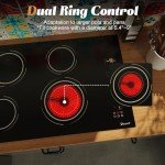 Disaenvir 30" 4 Burner Electric Cooktop