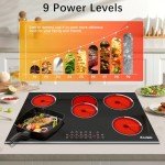 Cooksir 30-Inch 5-Burner Electric Cooktop