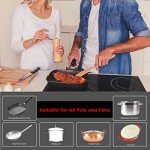 30-Inch Electric Ceramic Cooktop with 4 Burners