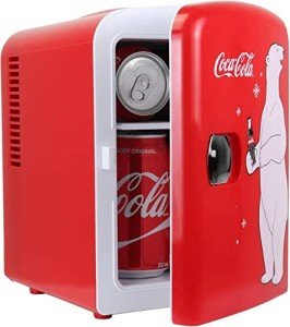 Coca Cola Mini Fridge with Adorable Polar Bear Design