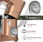 COOKLEE 9.5 Qt. 660W Electric Stand Mixer