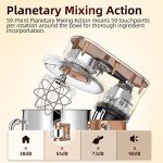 COOKLEE 9.5 Qt. 660W Electric Stand Mixer