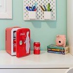 Coca Cola Mini Fridge with Adorable Polar Bear Design
