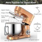 COOKLEE 9.5 Qt. 660W Electric Stand Mixer