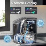 KOVIET Countertop Nugget Ice Maker, 40lbs/24H