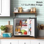 Walsh 1.7 Cu Ft Compact Mini Refrigerator - Black