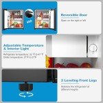 Walsh 1.7 Cu Ft Compact Mini Refrigerator - Black