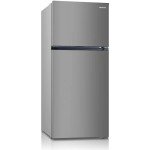 THFRIONE 30" Top Freezer Stainless Steel Refrigerator