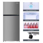 THFRIONE 30" Top Freezer Stainless Steel Refrigerator