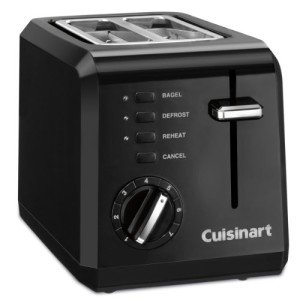 Cuisinart 2-Slice Compact Toaster in Black