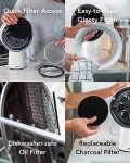 Portable Kitchen Exhaust Fan with Charcoal Filters