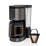 Ninja 14-Cup Programmable Coffee Maker, Black Stainless