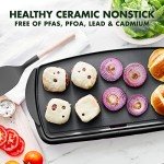 GreenPan Ceramic Electric Griddle - Black