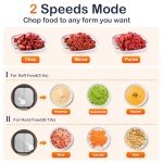 KOIOS 500W Electric Food Processor with Dual Bowls