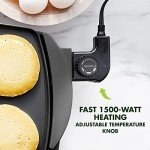 GreenPan Ceramic Electric Griddle - Black