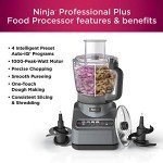 Ninja Professional Plus 1000W Food Processor, Silver