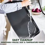GreenPan Ceramic Electric Griddle - Black