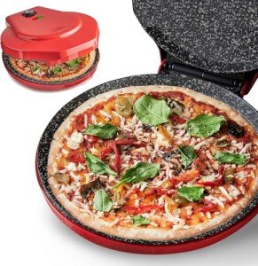 MisterChef 1450W Indoor Countertop Pizza Maker