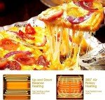 GOFLAME 1450W Stainless Steel Electric Pizza Oven