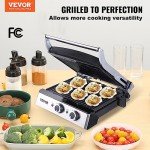 VEVOR 1500W Electric Countertop Panini Press