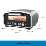 Kenmore Indoor/Outdoor Electric Pizza Oven – 850°F