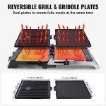 VEVOR 1500W Electric Countertop Panini Press