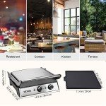 VEVOR 1500W Electric Countertop Panini Press