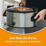 Crock-Pot 6 Quart Portable Slow Cooker & Warmer