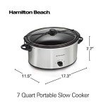 Hamilton Beach 7-Quart Portable Slow Cooker