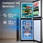 Anypro 4.1 Cu.Ft Mini Fridge with Freezer